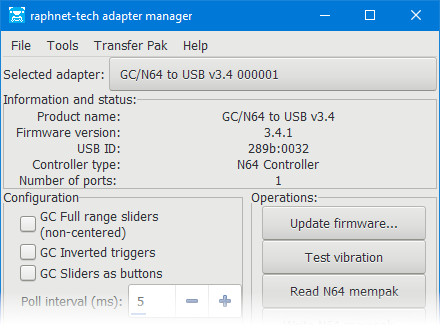 Adapter manager: Version 2.1.26 now available
