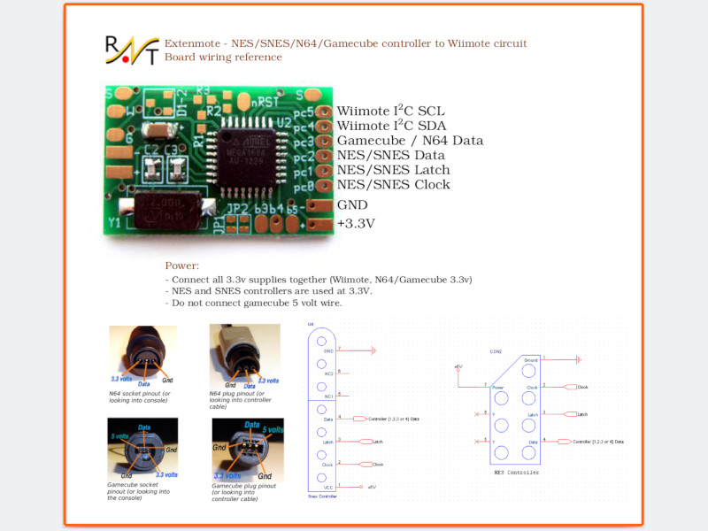 Raphnet Technologies  Snes  N64  Gamecube Controller To