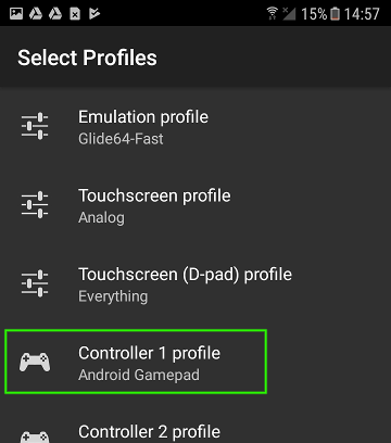 Controller 1 profile
