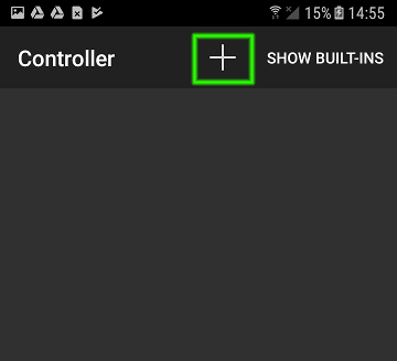 Controller, built-ins hidden